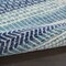 Homeroots 4 x 6 ft. Navy Blue Ornate Stripes Area Rug 385597 - alternate 8
